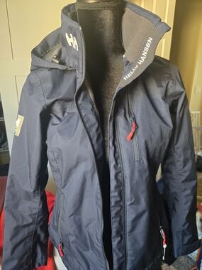 Helly Hansen Navy Waterproof Jacket with Hood